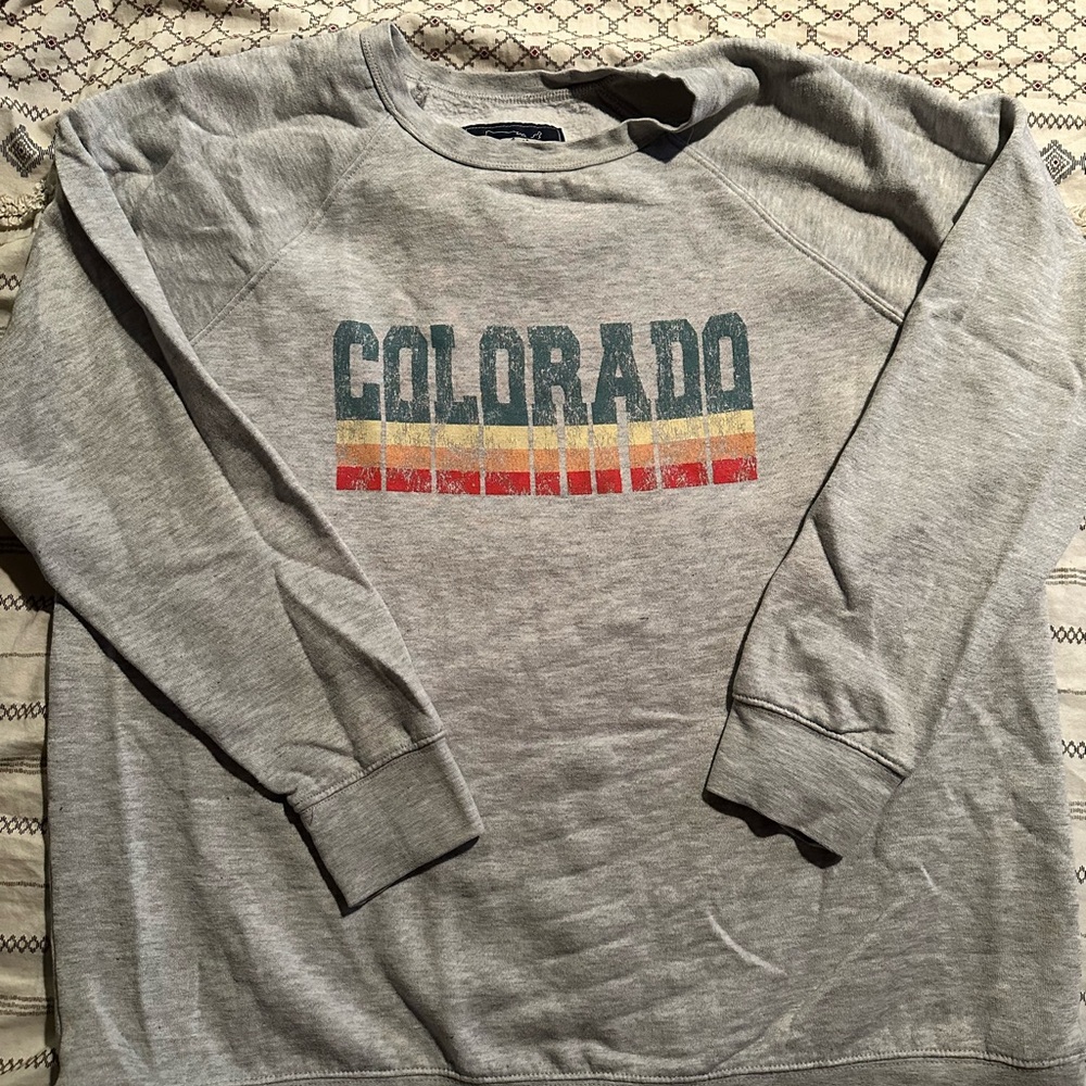 Gray Colorado Graphic Women's Sweater